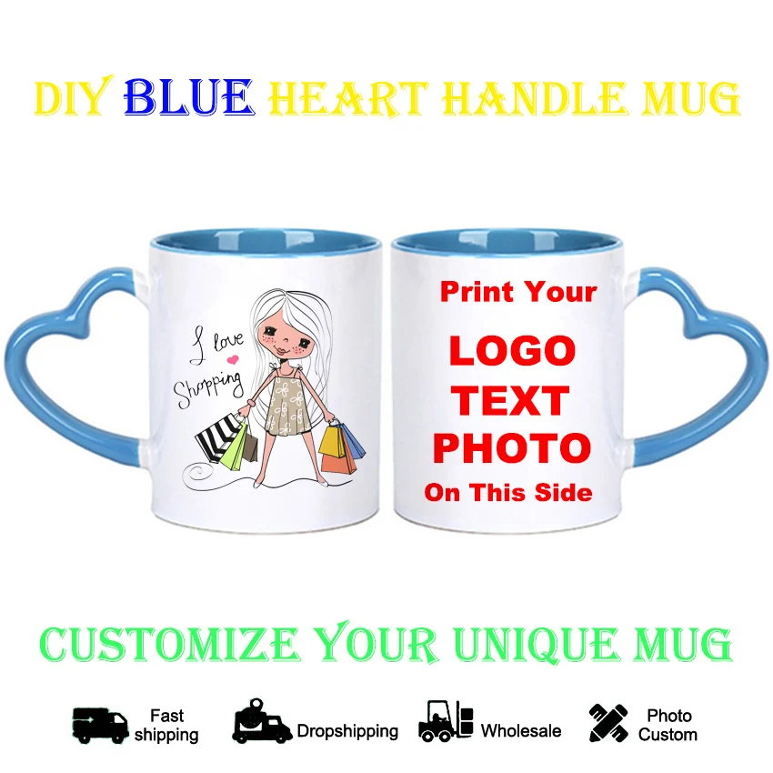 DIY I love shopping Mug photo Custom cup Print logo Made Blue heart Coffee Mugs tea Cups Gift for Family KTDZ-RW-010-LA
DIY I love shopping Mug photo Custom cup Print logo Made Blue heart Coffee Mugs tea Cups Gift for Family KTDZ-RW-010-LA