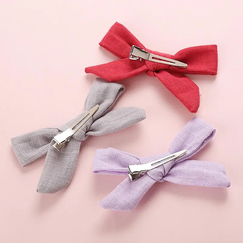 Baby Girls Hair Clip Cotton Bowknot Hairpins Solid Boutique Handmade Barrettes Kid Hair Accessories 20 Colors
Baby Girls Hair Clip Cotton Bowknot Hairpins Solid Boutique Handmade Barrettes Kid Hair Accessories 20 Colors