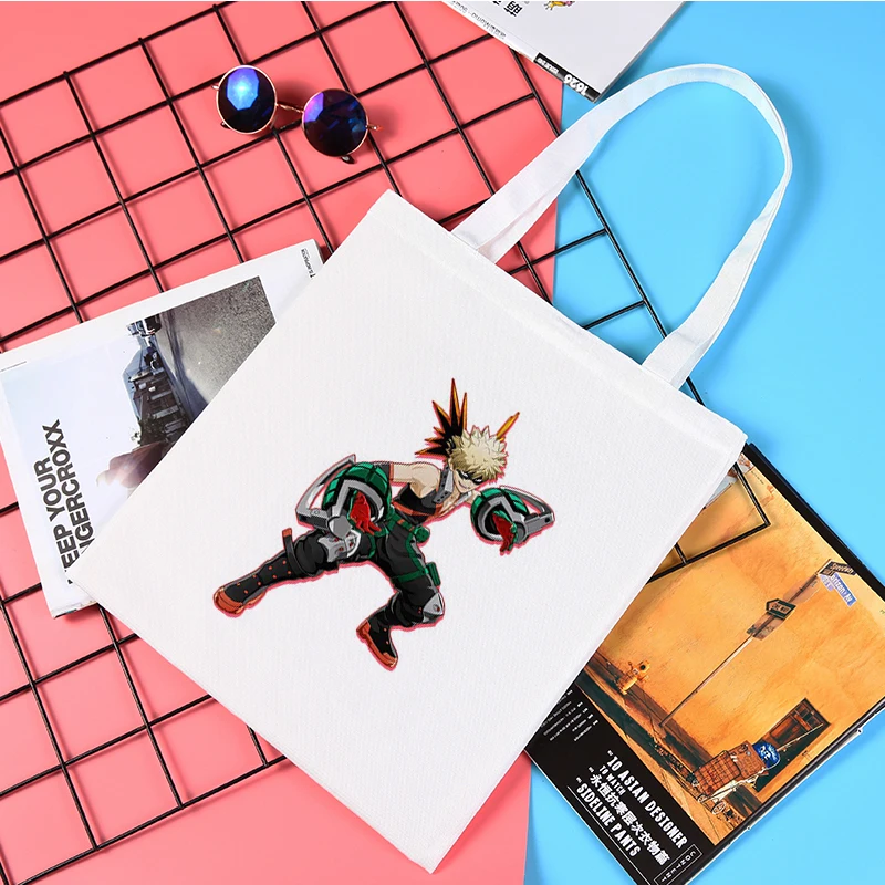 My Hero Academia Cloth Bag Women's Shopper Female Designer Handbags Shoping Bags Canvas Fabric Beach Woman Customizable Tote for
My Hero Academia Cloth Bag Women's Shopper Female Designer Handbags Shoping Bags Canvas Fabric Beach Woman Customizable Tote for
