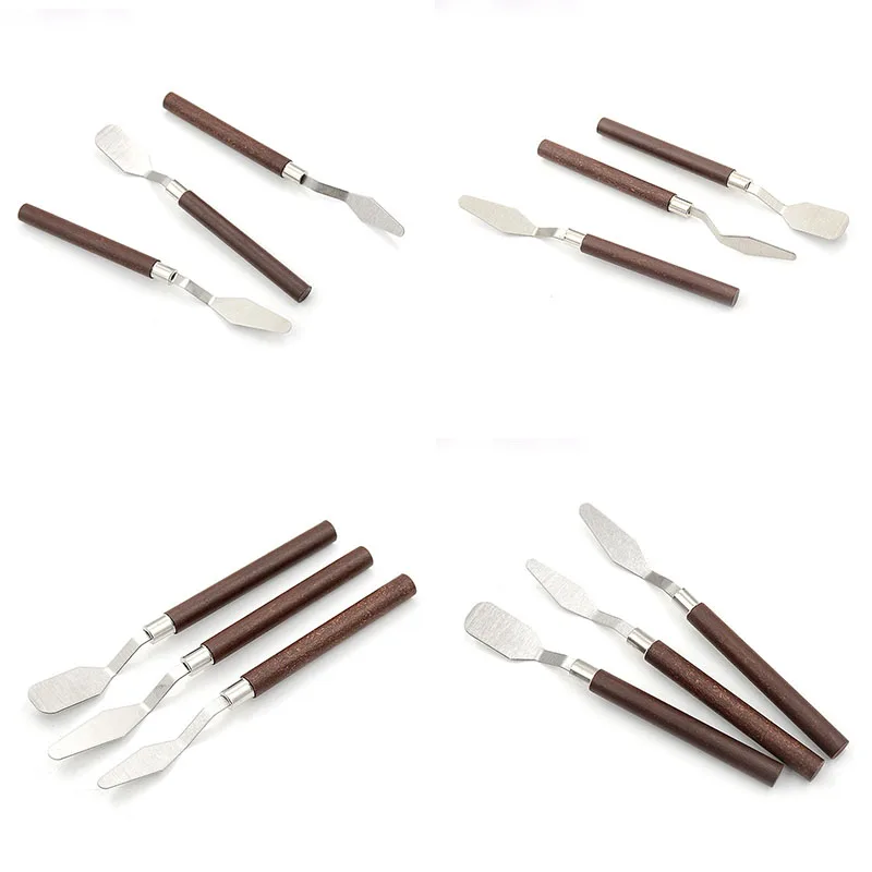 Artist Kit Spatula Paint Art 3pcs 16cm Painting Palette Knife Professional Stainless Steel 11.11 Sale Craft Clay Tools
Artist Kit Spatula Paint Art 3pcs 16cm Painting Palette Knife Professional Stainless Steel 11.11 Sale Craft Clay Tools