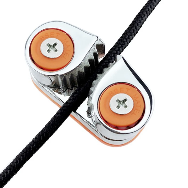 BSET MATEL 2 Row Matic Ball Positioning Pin Bearing Cam Cleat with Leading Ring Pilates Equipment Boat Fast Entry Rope
BSET MATEL 2 Row Matic Ball Positioning Pin Bearing Cam Cleat with Leading Ring Pilates Equipment Boat Fast Entry Rope