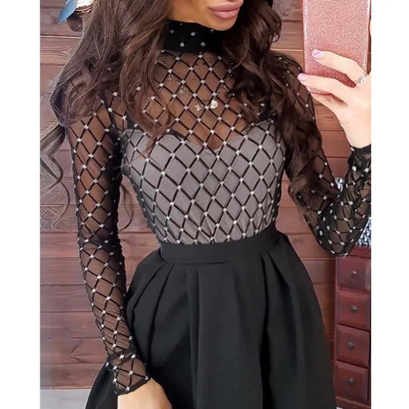 Hot Stamping Insert High Slit Ruched Dress Sexy Evening Party Dress Mock Neck Plaid Sheer Mesh Insert High Slit Ruched Dress
Hot Stamping Insert High Slit Ruched Dress Sexy Evening Party Dress Mock Neck Plaid Sheer Mesh Insert High Slit Ruched Dress