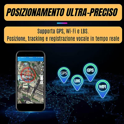 LOCALIZZATORE SATELLITARE мини GPS трекер registerazione VOCALE GSM GPRS авто | Аксессуары для одежды