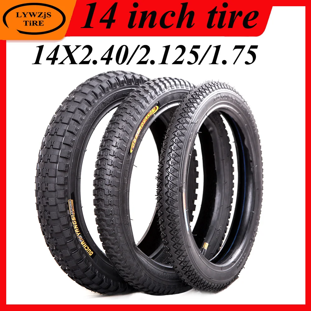 14x1.75/2.125/2.40 Children's Bicycle Inner Tube Outer Tire 14 Inch Baby Carriage Tyre Wheel Parts
14x1.75/2.125/2.40 Children's Bicycle Inner Tube Outer Tire 14 Inch Baby Carriage Tyre Wheel Parts