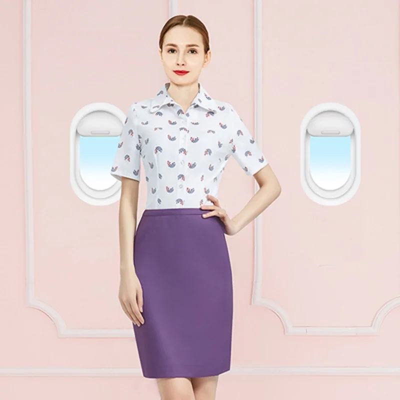 High-End Professional Suit Female Summer Stewardess Uniform Sales Department Jewelry Store FrontDesk Work Clothes Suit
High-End Professional Suit Female Summer Stewardess Uniform Sales Department Jewelry Store FrontDesk Work Clothes Suit