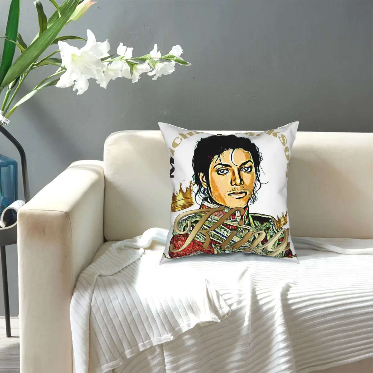 Michael Joseph Jackson King Of Pop Throw Pillow Cover Polyester Throw Pillow Casual Cushion Covers
Michael Joseph Jackson King Of Pop Throw Pillow Cover Polyester Throw Pillow Casual Cushion Covers