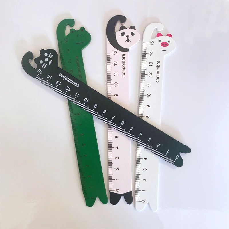 2Pcs Straight Ruler wooden 15cm Stationery Gift School Supplies Panda frog cat pig Cartoon animal Creative Student School
2Pcs Straight Ruler wooden 15cm Stationery Gift School Supplies Panda frog cat pig Cartoon animal Creative Student School
