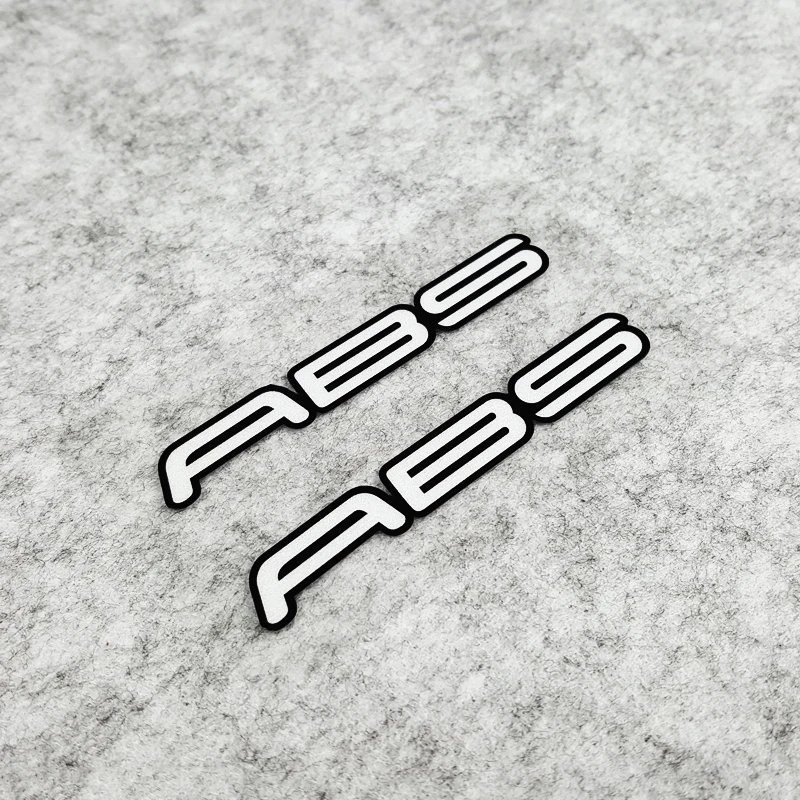 2 шт./лот LuLuSticker #076 9x1 см ABS Антиблокировочная тормозная система светоотражающие