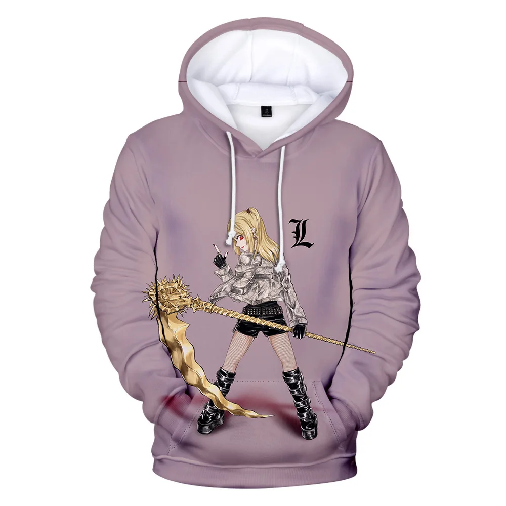 2020 Creative Hoodies Death note 3D Print Hoodie Men Women Harajuku Sweatshirt Streetwear Anime Pullover Clothes
2020 Creative Hoodies Death note 3D Print Hoodie Men Women Harajuku Sweatshirt Streetwear Anime Pullover Clothes