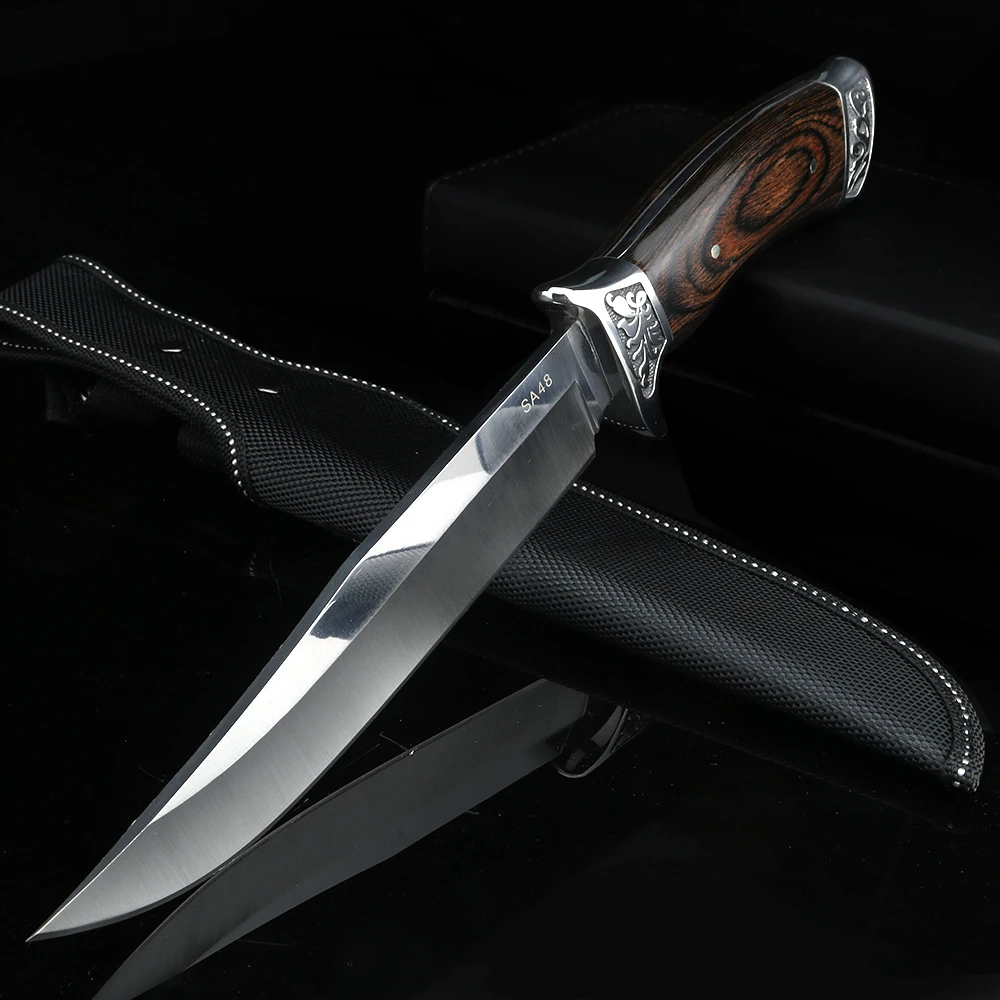 Hunting Knife Outdoor Camping Survival Knife Self-defense Fixed Blade Stainless Steel High Hardness Knives Handmade Knife
Hunting Knife Outdoor Camping Survival Knife Self-defense Fixed Blade Stainless Steel High Hardness Knives Handmade Knife
