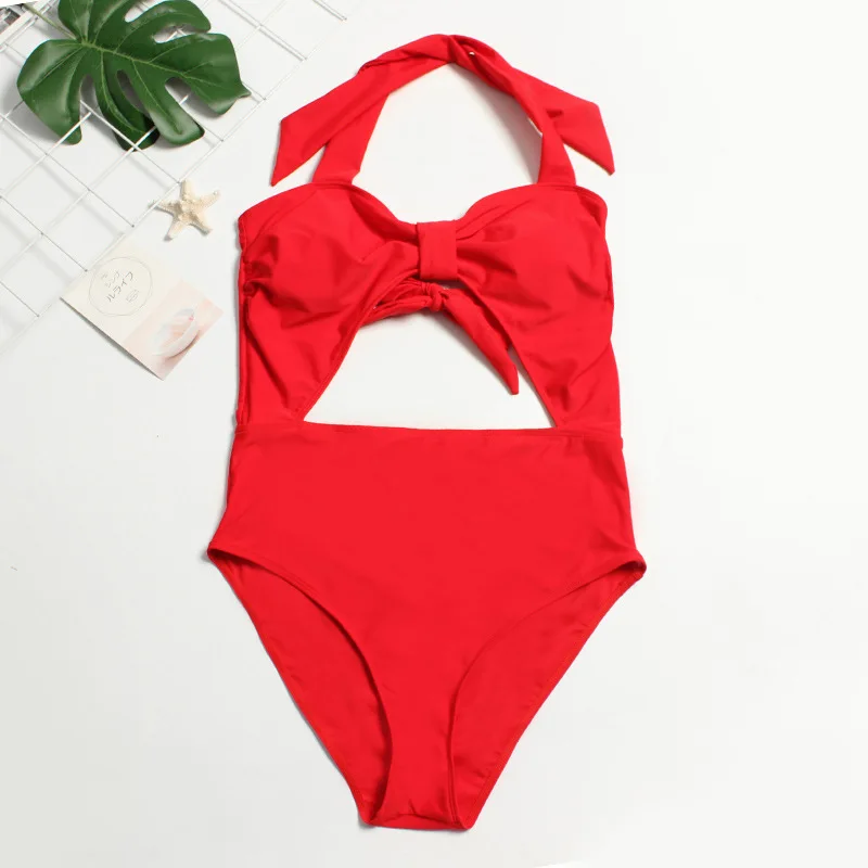 2021 New Wish Women's One-Piece Midriff-Baring plus Size Fat Woman Solid Color Swimsuit 
2021 New Wish Women's One-Piece Midriff-Baring plus Size Fat Woman Solid Color Swimsuit