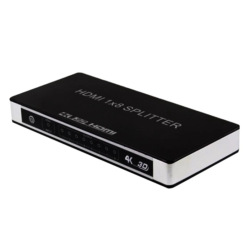 HOT-HDMI 2.0 1X8 HDMI Splitter 1 Input 8 Output 4K@60Hz HDMI Splitter Amplifier Switch Box For Apple TV PS3 DVD HDTV
HOT-HDMI 2.0 1X8 HDMI Splitter 1 Input 8 Output 4K@60Hz HDMI Splitter Amplifier Switch Box For Apple TV PS3 DVD HDTV