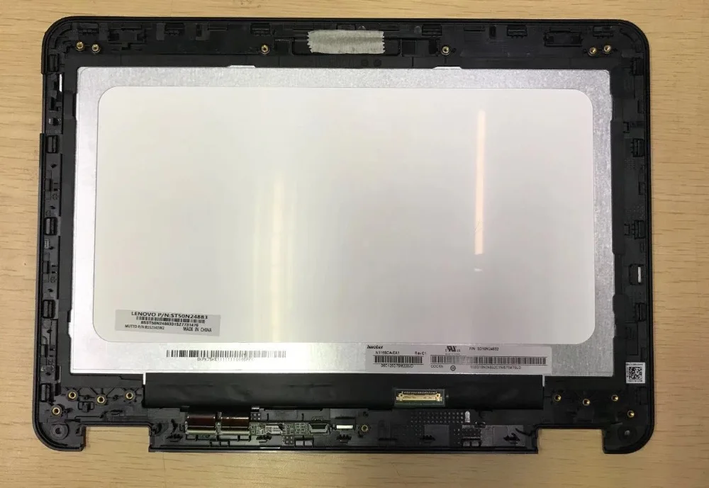 11.6LCD Touch Screen Digitizer assembly Panel+Frame for Lenovo WinBook N24 BEZEL MATRIX 30pin 81AF0003US N116BCA EA1 B116XAN04.0
11.6LCD Touch Screen Digitizer assembly Panel+Frame for Lenovo WinBook N24 BEZEL MATRIX 30pin 81AF0003US N116BCA EA1 B116XAN04.0