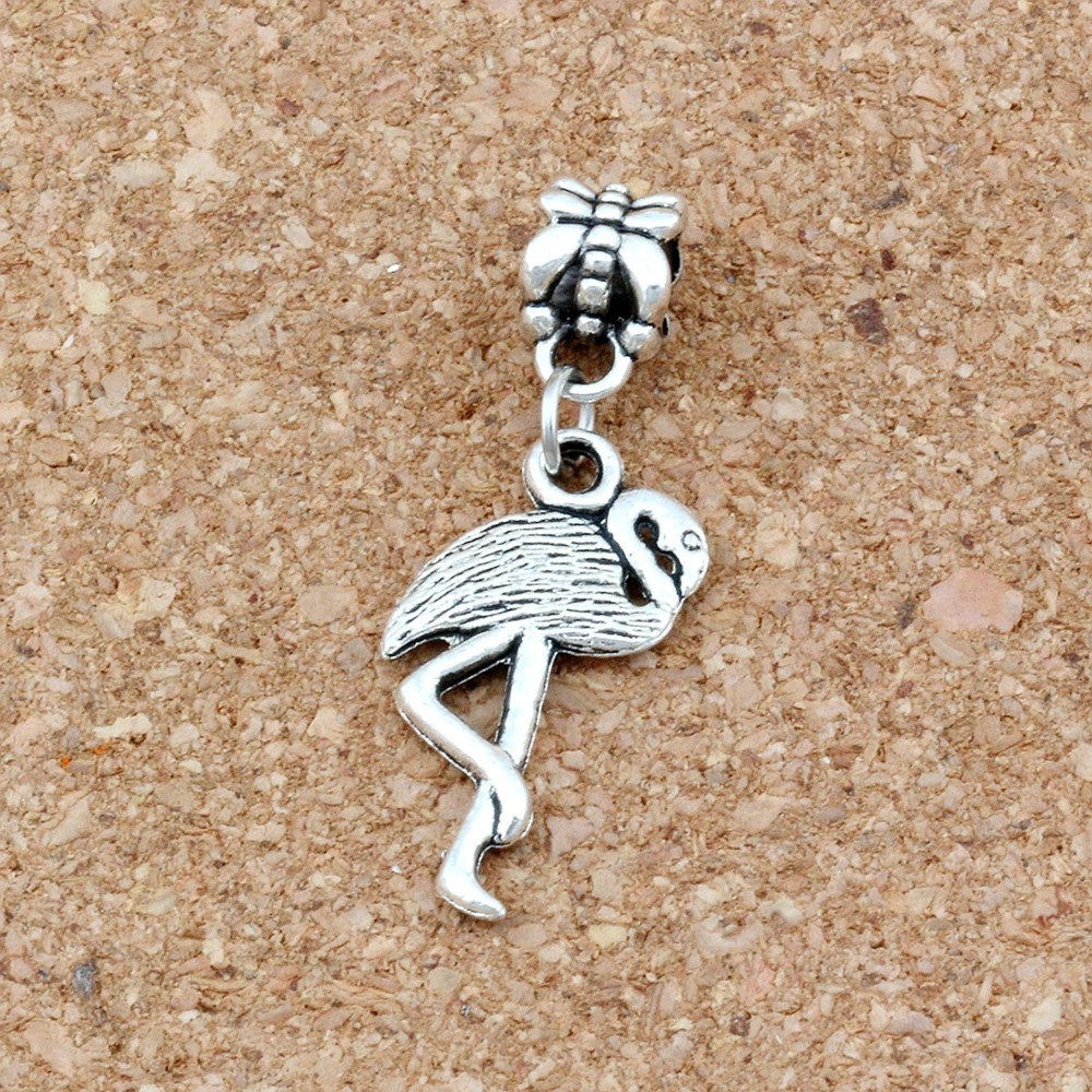 20Pcs/Lot Dangle Flamingo Crane Charm Big Hole Beads Fit European Bracelet Jewelry 12x35mm A-272
20Pcs/Lot Dangle Flamingo Crane Charm Big Hole Beads Fit European Bracelet Jewelry 12x35mm A-272
