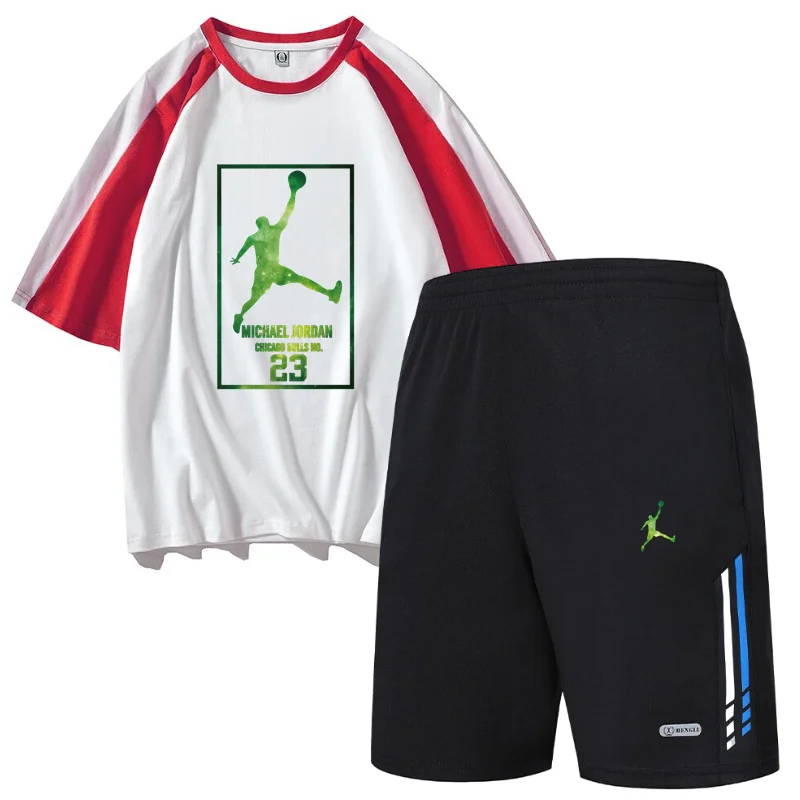 Track suit men's new 2021 summer two-piece men's middle-sleeved 5-point sleeve T-shirt top + shorts suit men's sportswear suit
Track suit men's new 2021 summer two-piece men's middle-sleeved 5-point sleeve T-shirt top + shorts suit men's sportswear suit