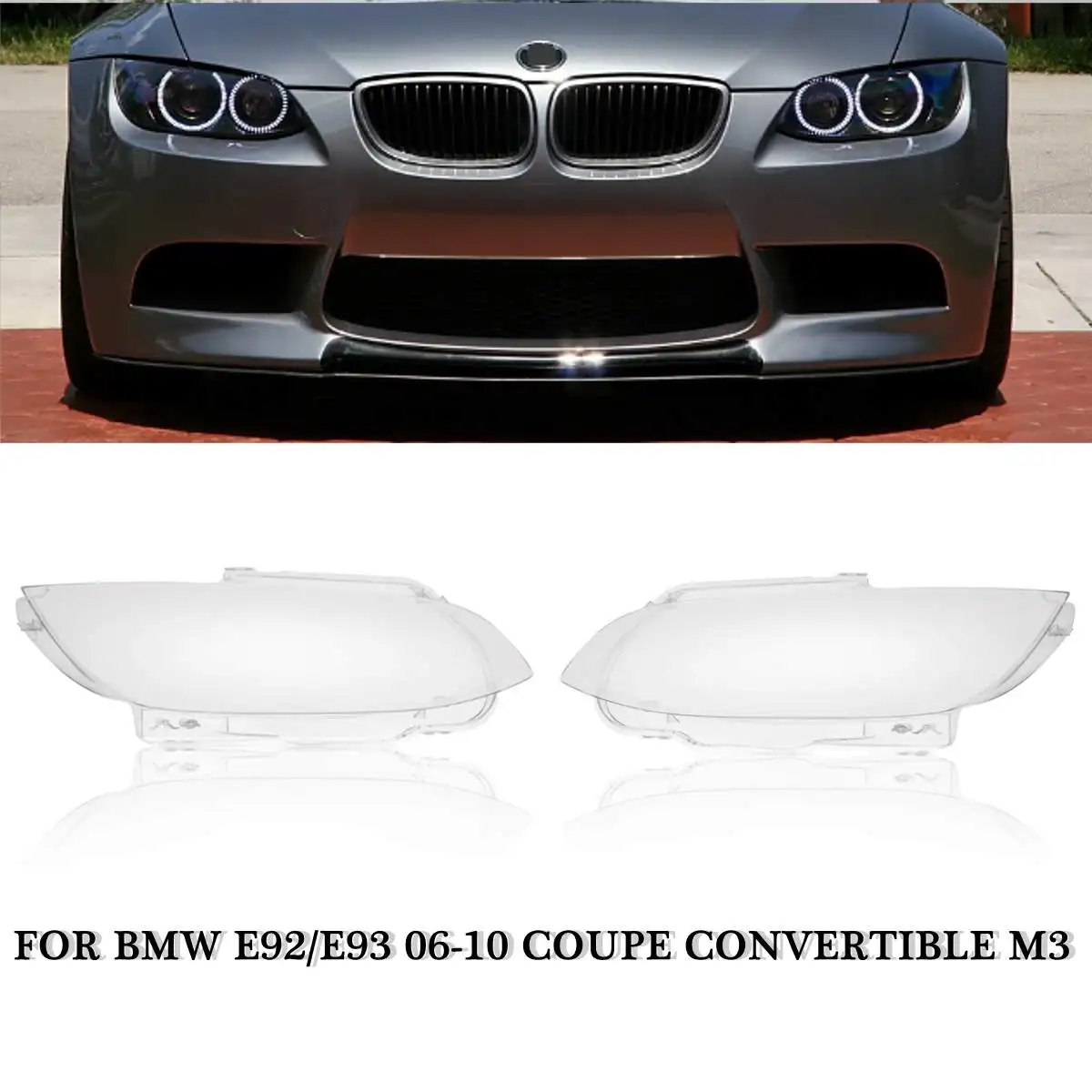 Car Left Right Headlight Headlamp Light Clear Lens For BMW E92 E93 M3 3 Series Coupe Convertible 2006 2007 2008 2009 2010
Car Left Right Headlight Headlamp Light Clear Lens For BMW E92 E93 M3 3 Series Coupe Convertible 2006 2007 2008 2009 2010