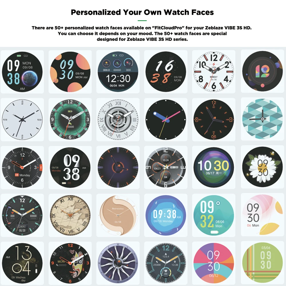 New Smart Watch VIBE 3S HD 1.3'' HD Color Touch Screen 360*360 Health Fitness Smartwatch 25 days Battery Life Smart Bracelet
New Smart Watch VIBE 3S HD 1.3'' HD Color Touch Screen 360*360 Health Fitness Smartwatch 25 days Battery Life Smart Bracelet