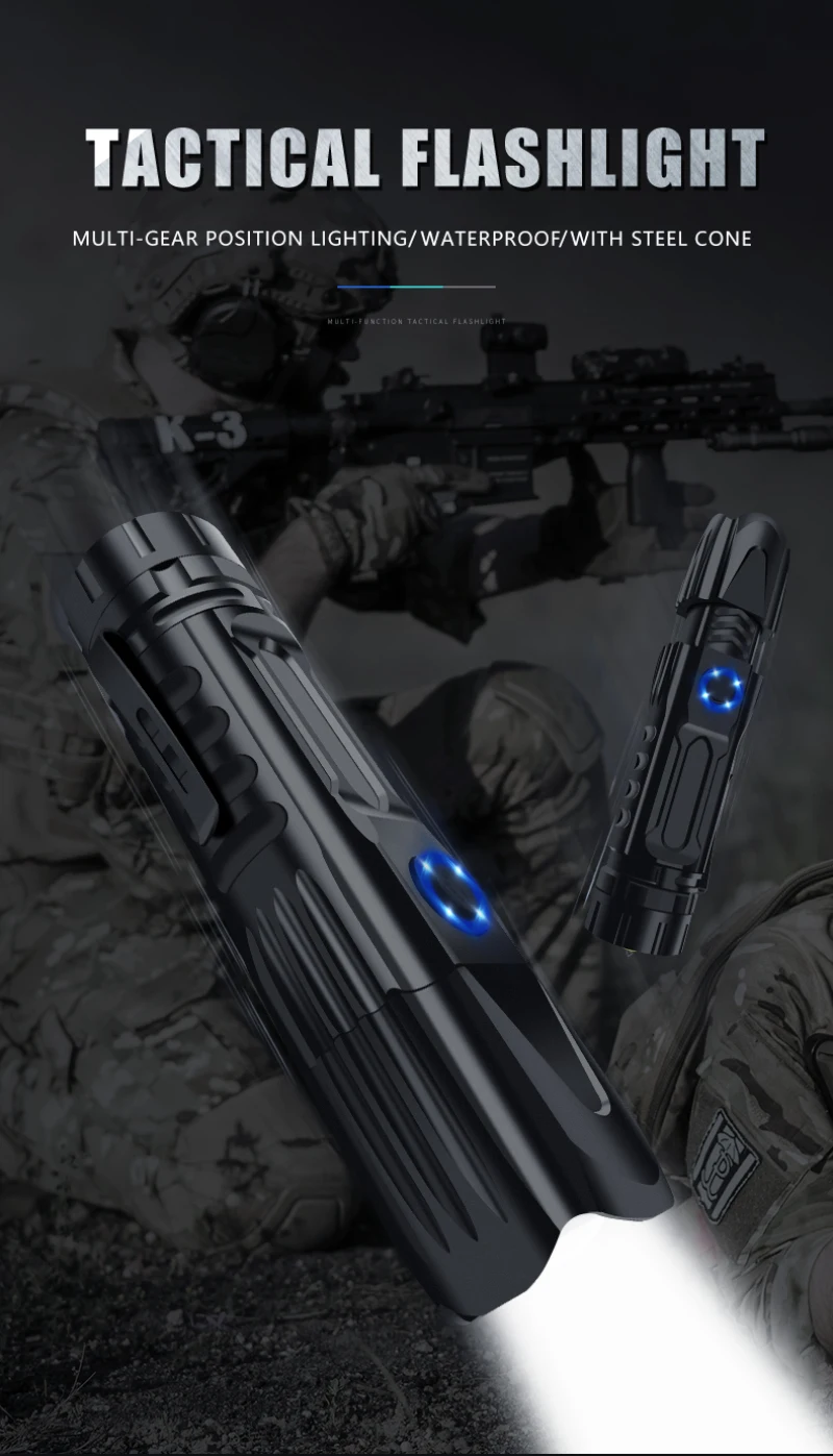 Brightest XHP70.2 XHP90 Rechargeable LED Flashlight Powerful Torch Super Waterproof Zoom Hunting Light Use 18650 26650 Battery
Brightest XHP70.2 XHP90 Rechargeable LED Flashlight Powerful Torch Super Waterproof Zoom Hunting Light Use 18650 26650 Battery
