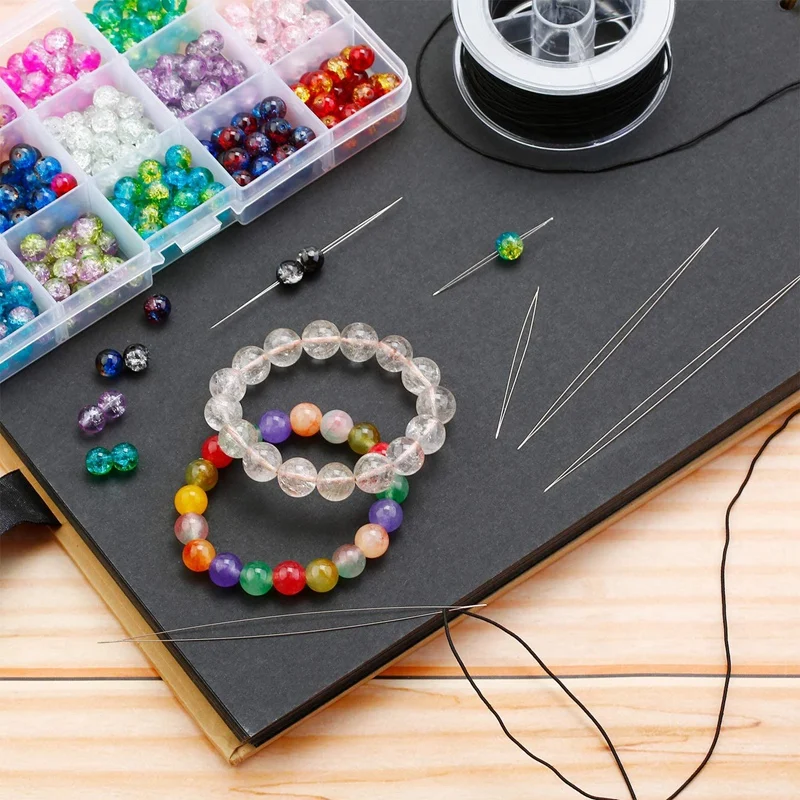 30 Pieces 6 Size Beading Needles Big Eye Beading Needles Beading Embroidery Stainless Needles for Jewelry Making
30 Pieces 6 Size Beading Needles Big Eye Beading Needles Beading Embroidery Stainless Needles for Jewelry Making