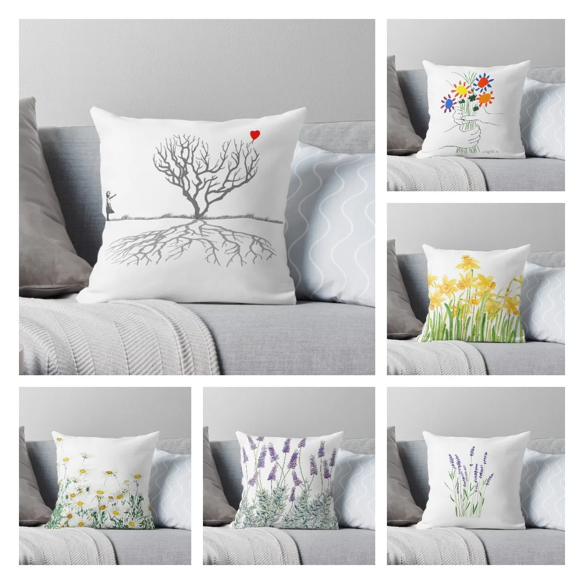 Pillowslip Banksy Heart Tree Polyester Decor Pillow Case Home Cushion Cover 45*45cm
Pillowslip Banksy Heart Tree Polyester Decor Pillow Case Home Cushion Cover 45*45cm