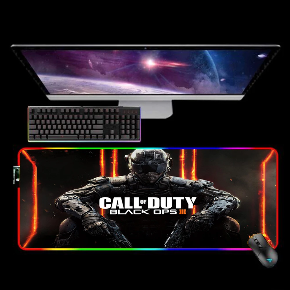 RGB Call of Duty Mouse Pad 90X30 XXL Mousepad Keyboard Pad LED Alfombrilla Raton No-slip Mause Pad with Backlit Tapis De Souris
RGB Call of Duty Mouse Pad 90X30 XXL Mousepad Keyboard Pad LED Alfombrilla Raton No-slip Mause Pad with Backlit Tapis De Souris