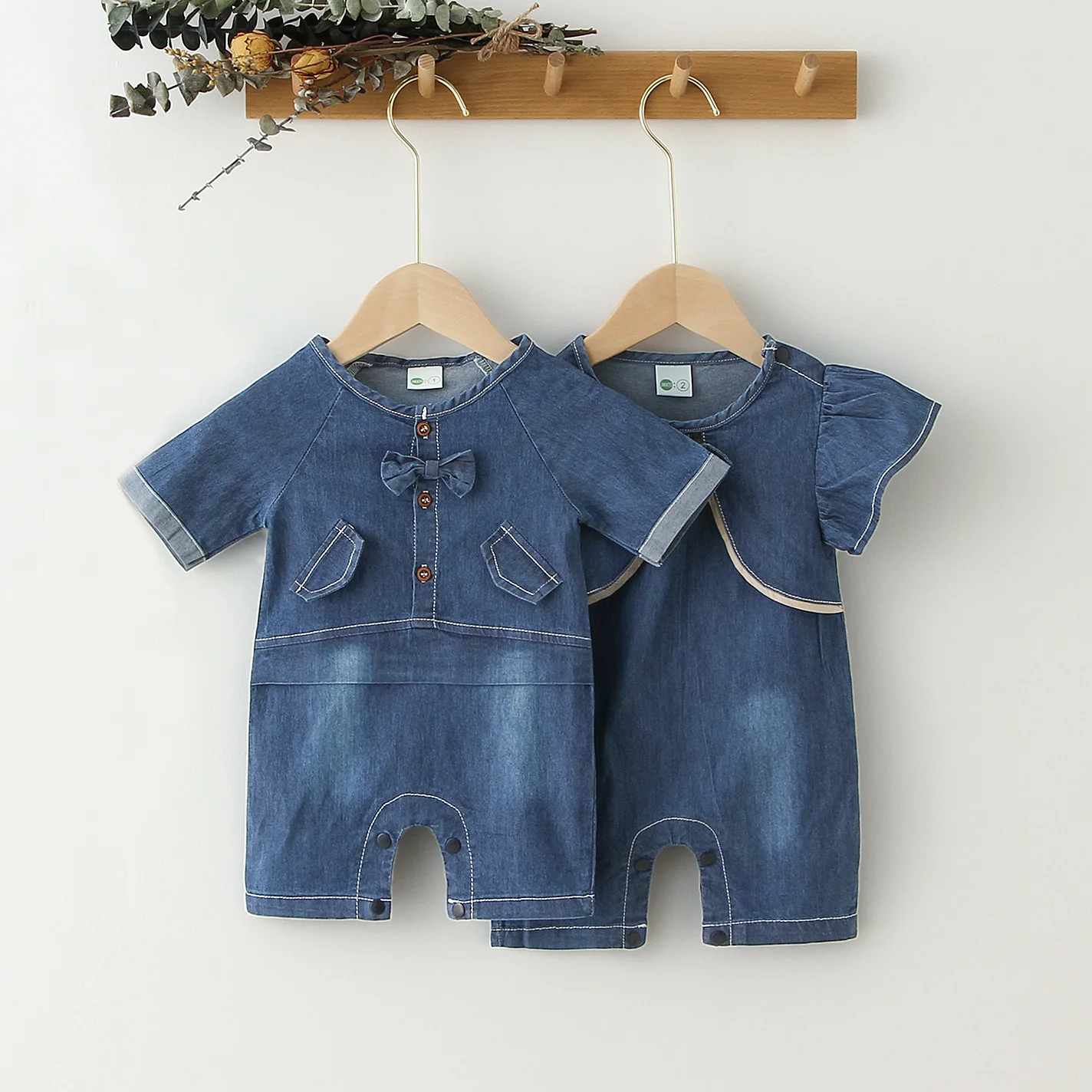 Baby Summer Clothes Soft Denim Baby Boys Girl Rompers Short Sleeve Baby Body Overalls Newborn Infant Boys Girls Clothing Summer
Baby Summer Clothes Soft Denim Baby Boys Girl Rompers Short Sleeve Baby Body Overalls Newborn Infant Boys Girls Clothing Summer
