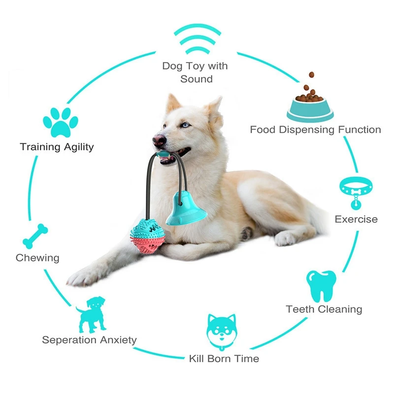 Dog Molar Rope Ball Toy Pet Bite Tug Chew Puppy Tooth Cleaning with Suction Cup Sucker Drawstring Leaking Ball Toy Tugging
Dog Molar Rope Ball Toy Pet Bite Tug Chew Puppy Tooth Cleaning with Suction Cup Sucker Drawstring Leaking Ball Toy Tugging