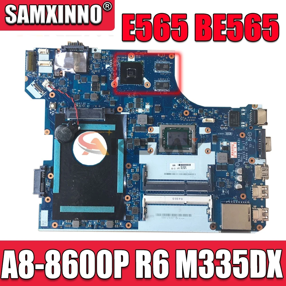 Akemy BE565 NM-A631 laptop motherboard For lenovo ThinkPad E565 A8-8600P CPU Radeon R6 M335DX Main board DDR3 Full tested
Akemy BE565 NM-A631 laptop motherboard For lenovo ThinkPad E565 A8-8600P CPU Radeon R6 M335DX Main board DDR3 Full tested