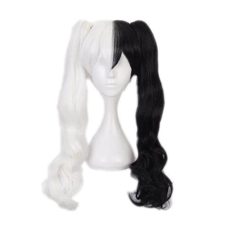 Cosplay wig"" projectile theory breaks the black and white bear anthropomorthic cosplay double horsetail wig.
Cosplay wig"" projectile theory breaks the black and white bear anthropomorthic cosplay double horsetail wig.