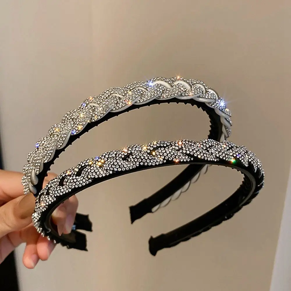 Korea Style Fashionable and Versatile Full Of Diamond Temperament Headband Fashion Trendy Headband Personality Female Headwear
Korea Style Fashionable and Versatile Full Of Diamond Temperament Headband Fashion Trendy Headband Personality Female Headwear
