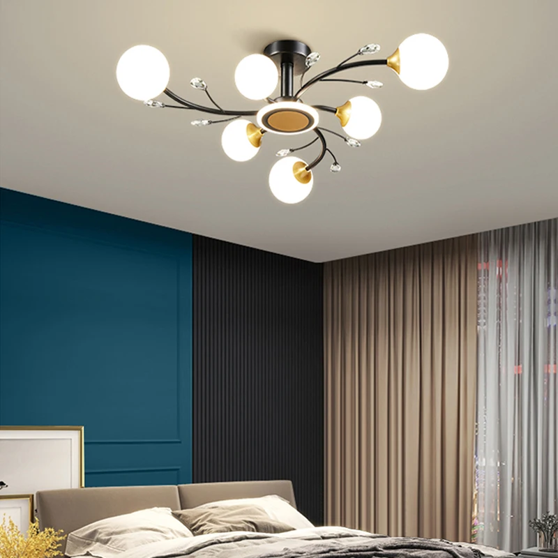 Modern Chandeliers Minimalist Atmosphere Luxury Crystal Chandelier Nordic Living Room Decoration Led Ceiling Lights Fixtures
Modern Chandeliers Minimalist Atmosphere Luxury Crystal Chandelier Nordic Living Room Decoration Led Ceiling Lights Fixtures