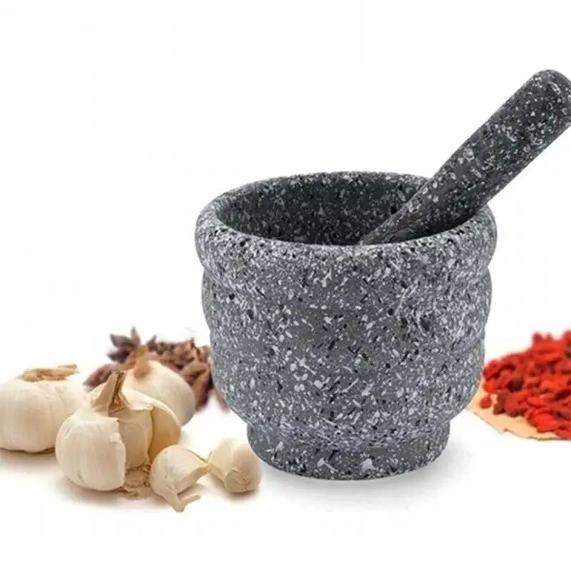 

Mortar Pestle Spice Crusher Resin Bowl Tough Foods Pepper Gingers Kitchen Tool Herbs Garlic Grinder Spices Teas Durable Tool 1pc