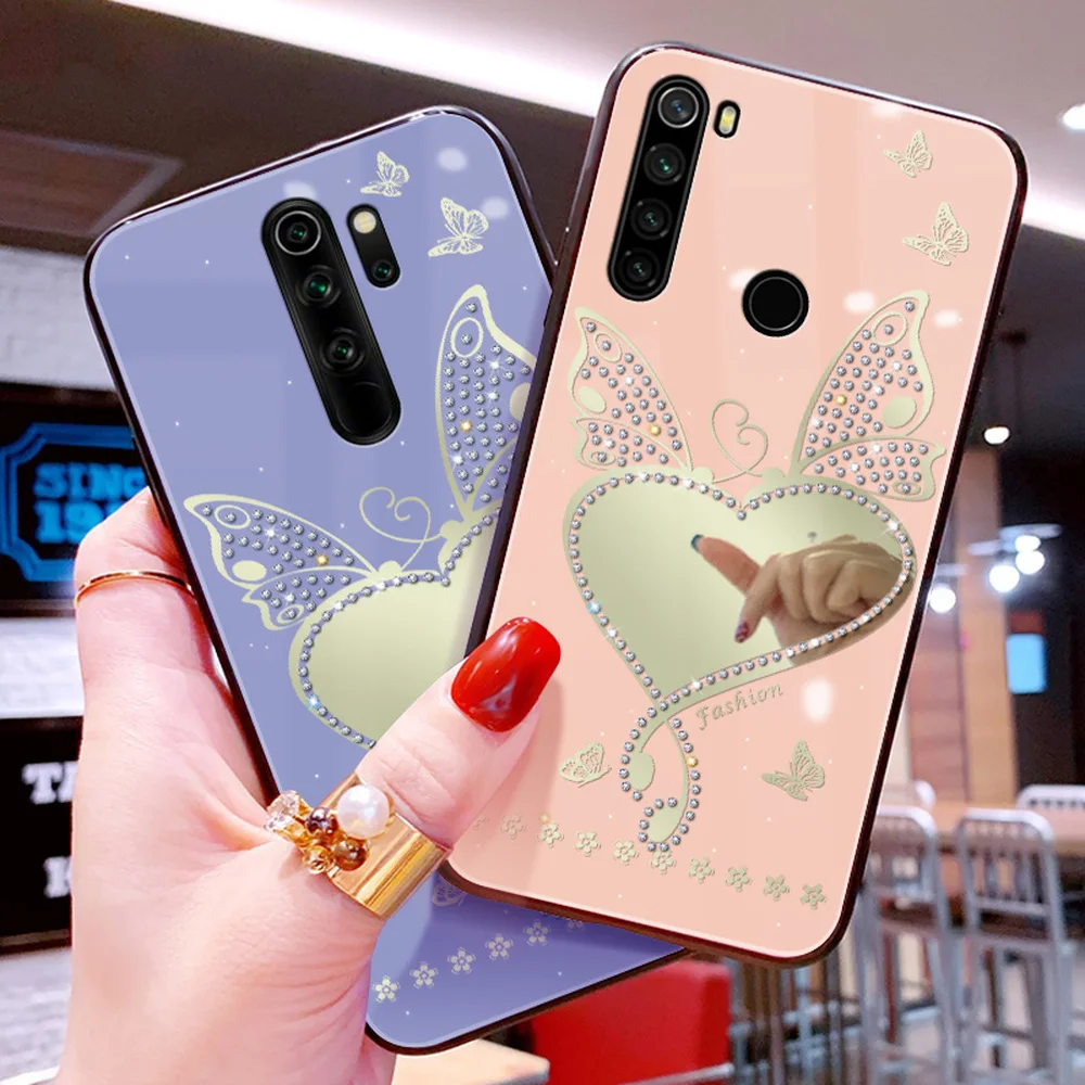 For Xiaomi Redmi Note 8 7 K30 Pro 8A 30i Glitter Butterfly Love Mirror Back Cover Case For Xiaomi MI 10 Pro 9 Shockproof Cases
For Xiaomi Redmi Note 8 7 K30 Pro 8A 30i Glitter Butterfly Love Mirror Back Cover Case For Xiaomi MI 10 Pro 9 Shockproof Cases