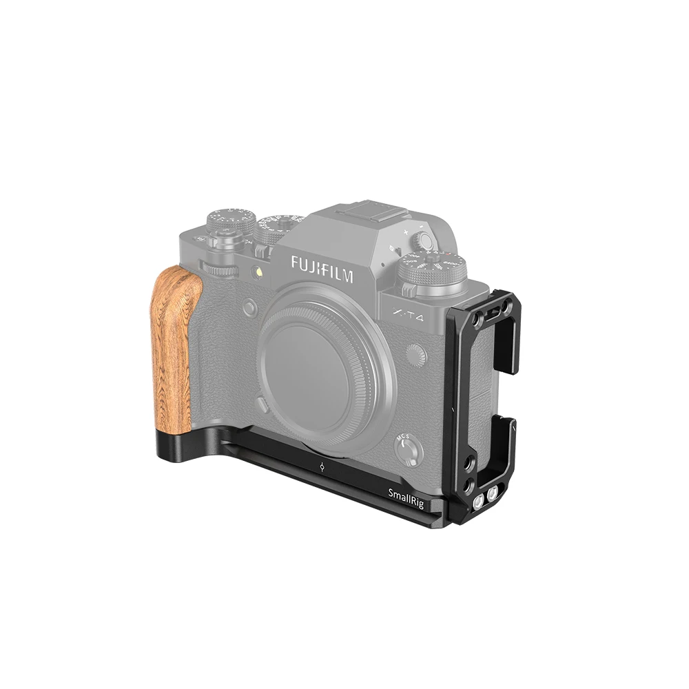 Кронштейн SmallRig XT4 L-образная пластина для камеры FUJIFILM X-T4 с деревянной боковой ручкой совместимая пластина Arca быстросъемная 2811
Кронштейн SmallRig XT4 L-образная пластина для камеры FUJIFILM X-T4 с деревянной боковой ручкой совместимая пластина Arca быстросъемная 2811