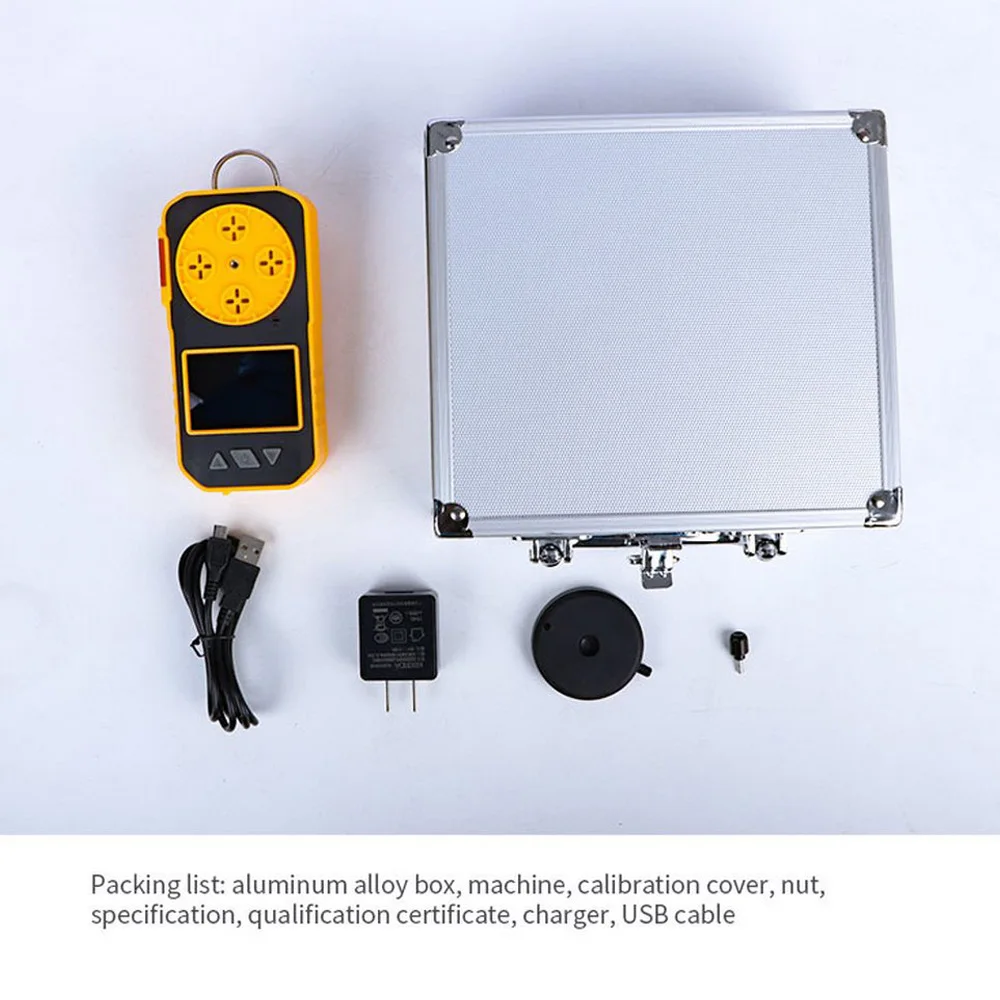 4 In 1 Multi Gas Detector K-400M Gas Monitor LEL O2 CO H2S Handheld Gas Analyzer Portable Gas Detector With Sound Vibration
4 In 1 Multi Gas Detector K-400M Gas Monitor LEL O2 CO H2S Handheld Gas Analyzer Portable Gas Detector With Sound Vibration