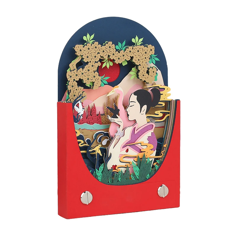 3D Laser Cut Chinese Style Arch Pavilion Model Paper Marker Memo Pad with Gift Box Sticky Note Bookmark Business Mysterious Gift
3D Laser Cut Chinese Style Arch Pavilion Model Paper Marker Memo Pad with Gift Box Sticky Note Bookmark Business Mysterious Gift