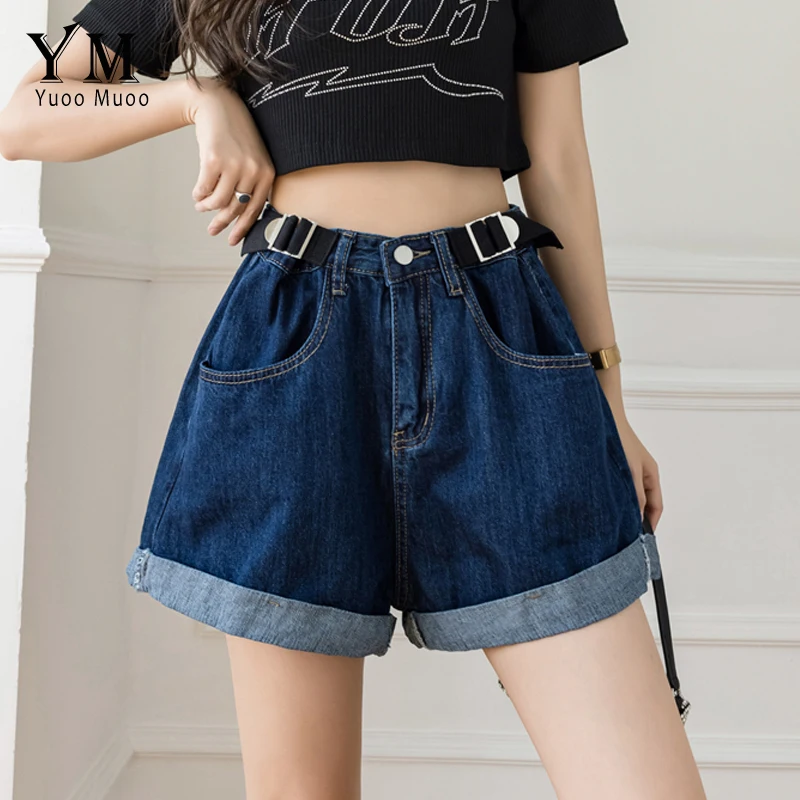 YuooMuoo New Summer Women High Waist Adjustable Wide Leg Jeans Shorts Casual Female Loose Fit Blue Denim Shorts
YuooMuoo New Summer Women High Waist Adjustable Wide Leg Jeans Shorts Casual Female Loose Fit Blue Denim Shorts
