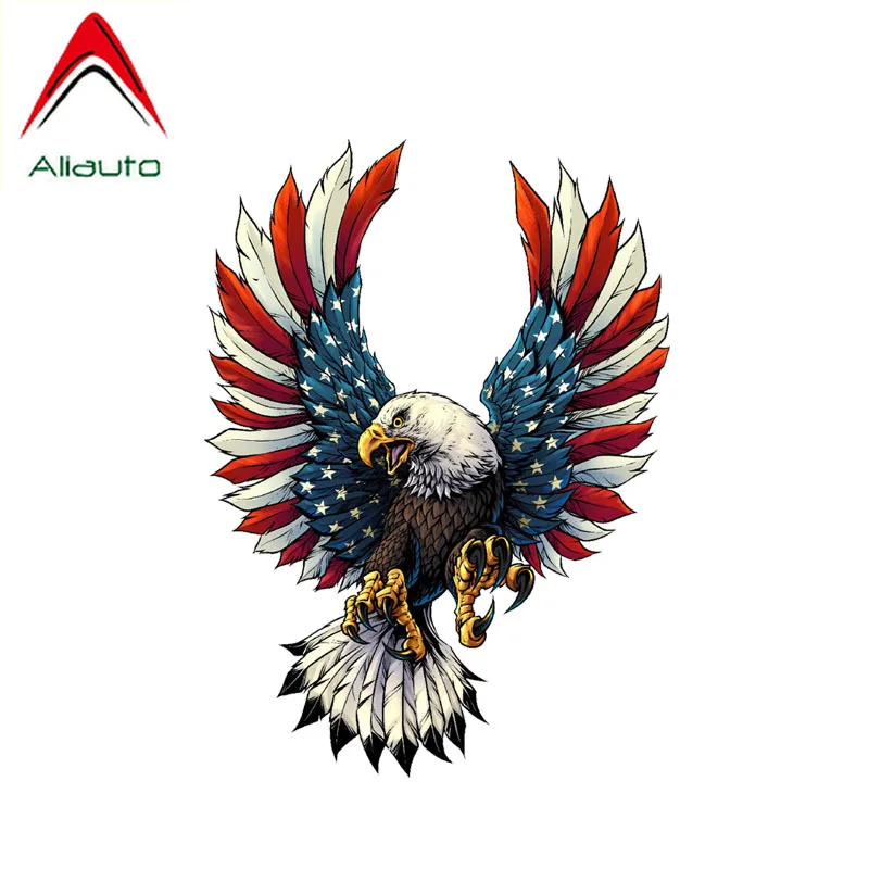 Aliauto Personalirt Fashion Car Sticker Screaming American Flag Bald Eagle Waterproof Decal Automobile Accessories,10cm*14cm
Aliauto Personalirt Fashion Car Sticker Screaming American Flag Bald Eagle Waterproof Decal Automobile Accessories,10cm*14cm