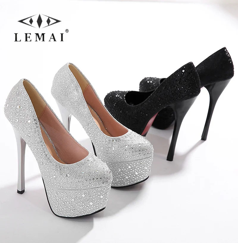 2021 Summer Fashion 16cm Super High Heel Single Shoes Waterproof Platform Nightclub Rhinestone Stiletto Shoes The Party Shoes
2021 Summer Fashion 16cm Super High Heel Single Shoes Waterproof Platform Nightclub Rhinestone Stiletto Shoes The Party Shoes