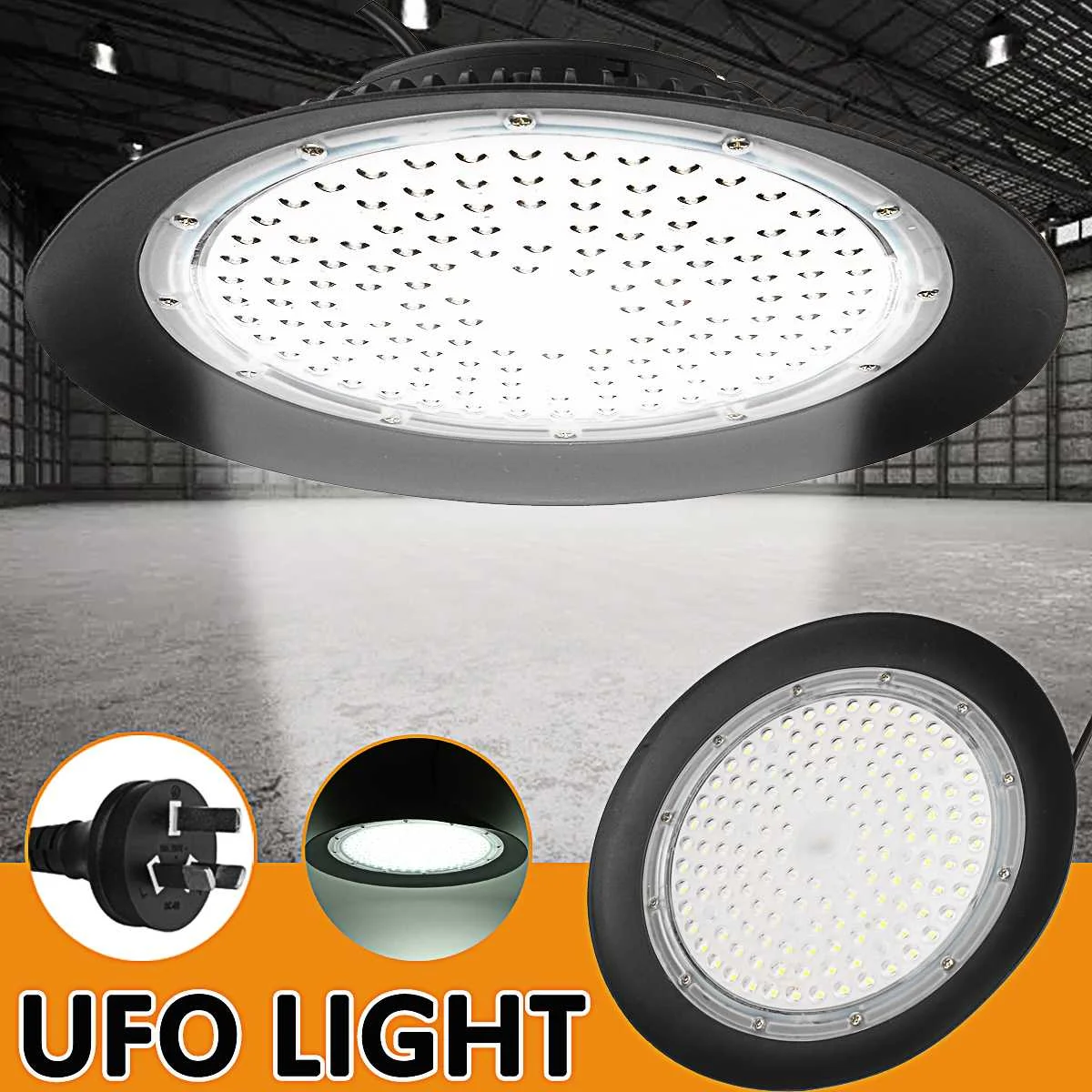 100W 150W LED Garage Light 220V IP65 UFO Industrial Lighting Warehouse Led High Bay Ceiling Light For Home Workshop Lamp
100W 150W LED Garage Light 220V IP65 UFO Industrial Lighting Warehouse Led High Bay Ceiling Light For Home Workshop Lamp
