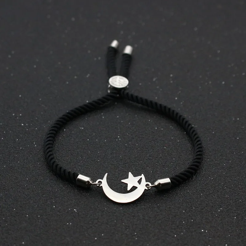 Cute Bear Stainless Steel Moon And Adjustable Lucky Red Thread Rope Couples Bracelets For Men Women Friendship Bracelet Jewelry
Cute Bear Stainless Steel Moon And Adjustable Lucky Red Thread Rope Couples Bracelets For Men Women Friendship Bracelet Jewelry