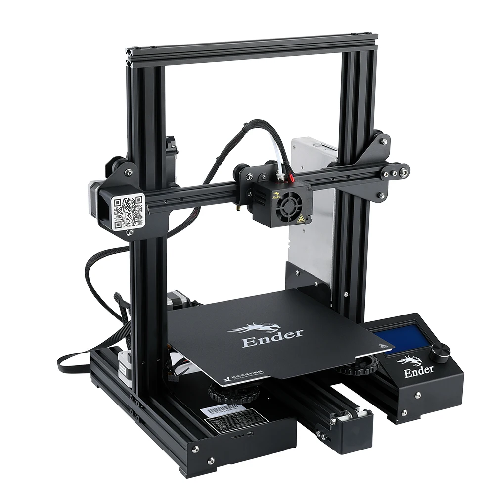 3D принтер Ender 3 Pro для объемной печати магнитная наклейка возобновление при сбоях