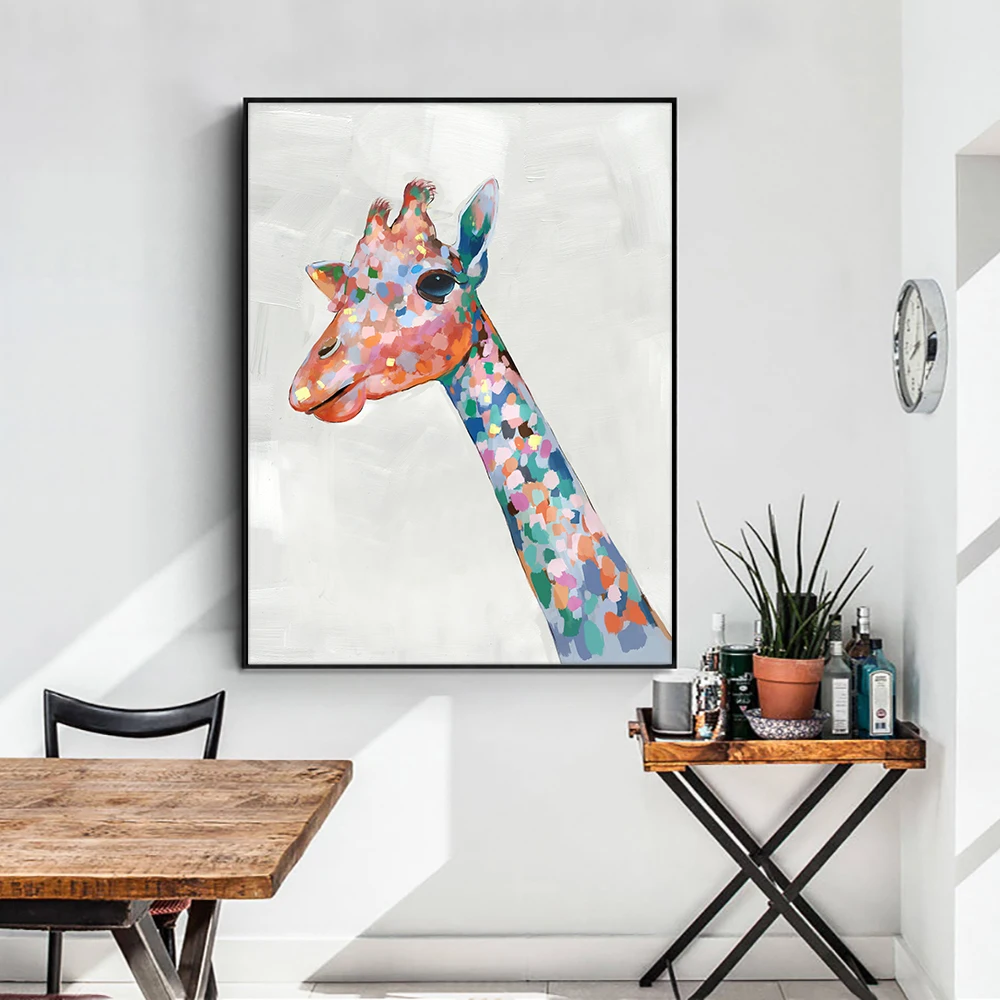 Cartoon Animal Posters and Prints Kids Room Decoration Canvas Painting Nursery Wall Art Decorative Giraffe Picture Home Decor
Cartoon Animal Posters and Prints Kids Room Decoration Canvas Painting Nursery Wall Art Decorative Giraffe Picture Home Decor