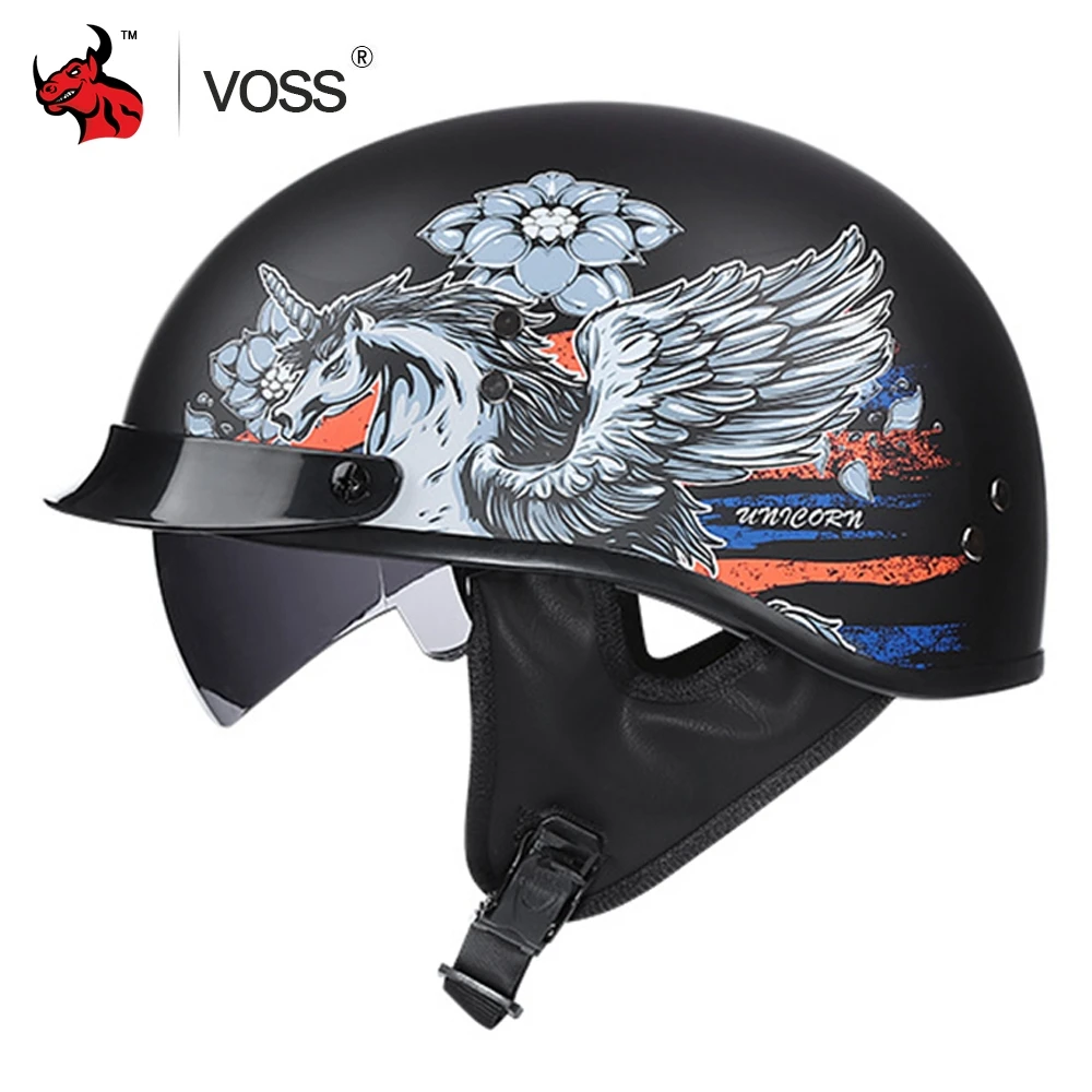 Voss Motorcycle Helmet Summer Retro Motocross Riding Helmet Men Vintage Racing Motorbike Half Helmet Breathable Casco De Moto
Voss Motorcycle Helmet Summer Retro Motocross Riding Helmet Men Vintage Racing Motorbike Half Helmet Breathable Casco De Moto