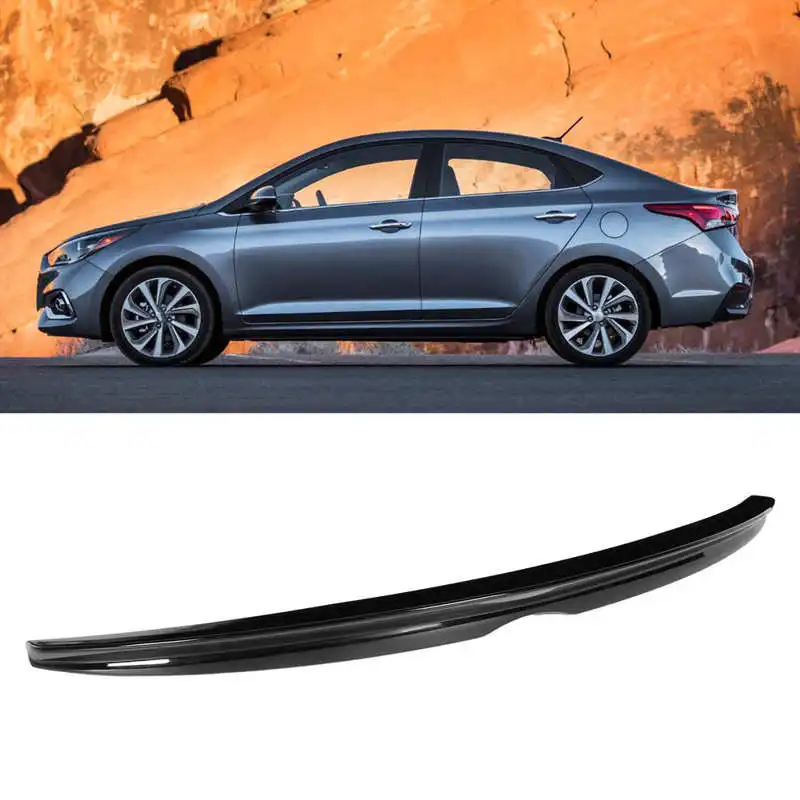 Задний багажник, спойлер на крыло, задняя крышка, глянцевый черный, подходит для Hyundai Accent 2018-2020
Задний багажник, спойлер на крыло, задняя крышка, глянцевый черный, подходит для Hyundai Accent 2018-2020