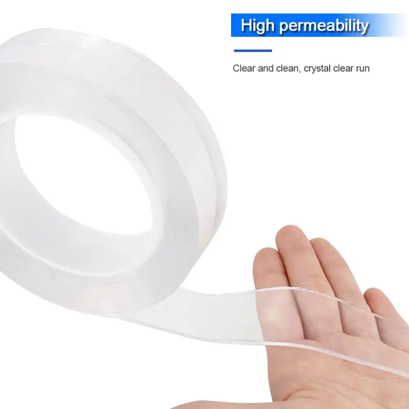 Good ! Nano-Magical Tape Double-Sided Traceless Tape Waterproof Adhesive Invisible Gel Anti-Slip Imprintless Tape Home Wall Tape
Good ! Nano-Magical Tape Double-Sided Traceless Tape Waterproof Adhesive Invisible Gel Anti-Slip Imprintless Tape Home Wall Tape