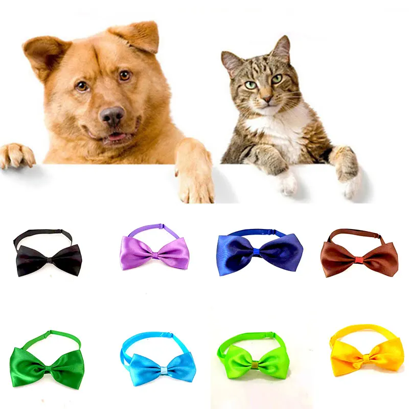 

Многоцветный животное собака Кот ожерелье милое классический регулируемый ремень для ошейник для кота собаки аксессуары щенок галстук-баб...