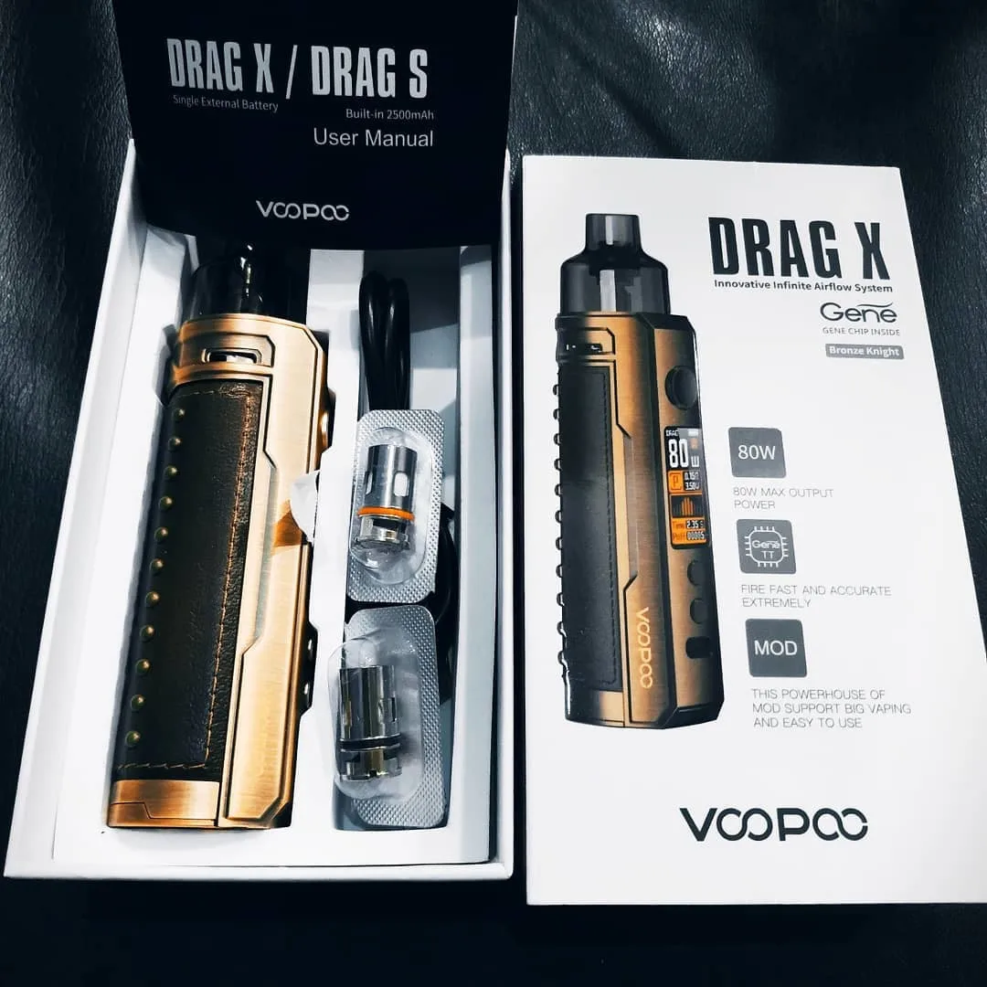 VOOPOO Drag X Drag S Pod Vape Kit 60W 80W 4.5ml Cartridge GENE.TT Chip PnP-VM1 VM5 VM6 Coil Original Drag X Drag S E Cigarette
VOOPOO Drag X Drag S Pod Vape Kit 60W 80W 4.5ml Cartridge GENE.TT Chip PnP-VM1 VM5 VM6 Coil Original Drag X Drag S E Cigarette