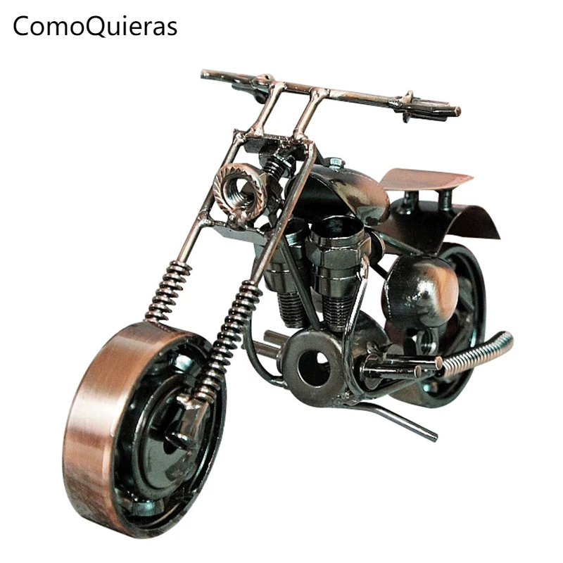 Vintage Classic Motorcycle Miniatures Metal Wrought Iron Ornaments Home Decoration Accessories Living Room Cabinet Decorations
Vintage Classic Motorcycle Miniatures Metal Wrought Iron Ornaments Home Decoration Accessories Living Room Cabinet Decorations