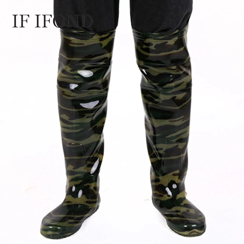 IF IFOND Women Boots Camouflage Fishing Boots PVC Integrated Seamless combination Rain Boots Round Toe Shoes women zapatos mujer
IF IFOND Women Boots Camouflage Fishing Boots PVC Integrated Seamless combination Rain Boots Round Toe Shoes women zapatos mujer
